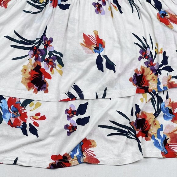 torrid Super Soft Knits Tiered Babydoll Top Floral Button-Front Size 3 - NWOT - Picture 7 of 13